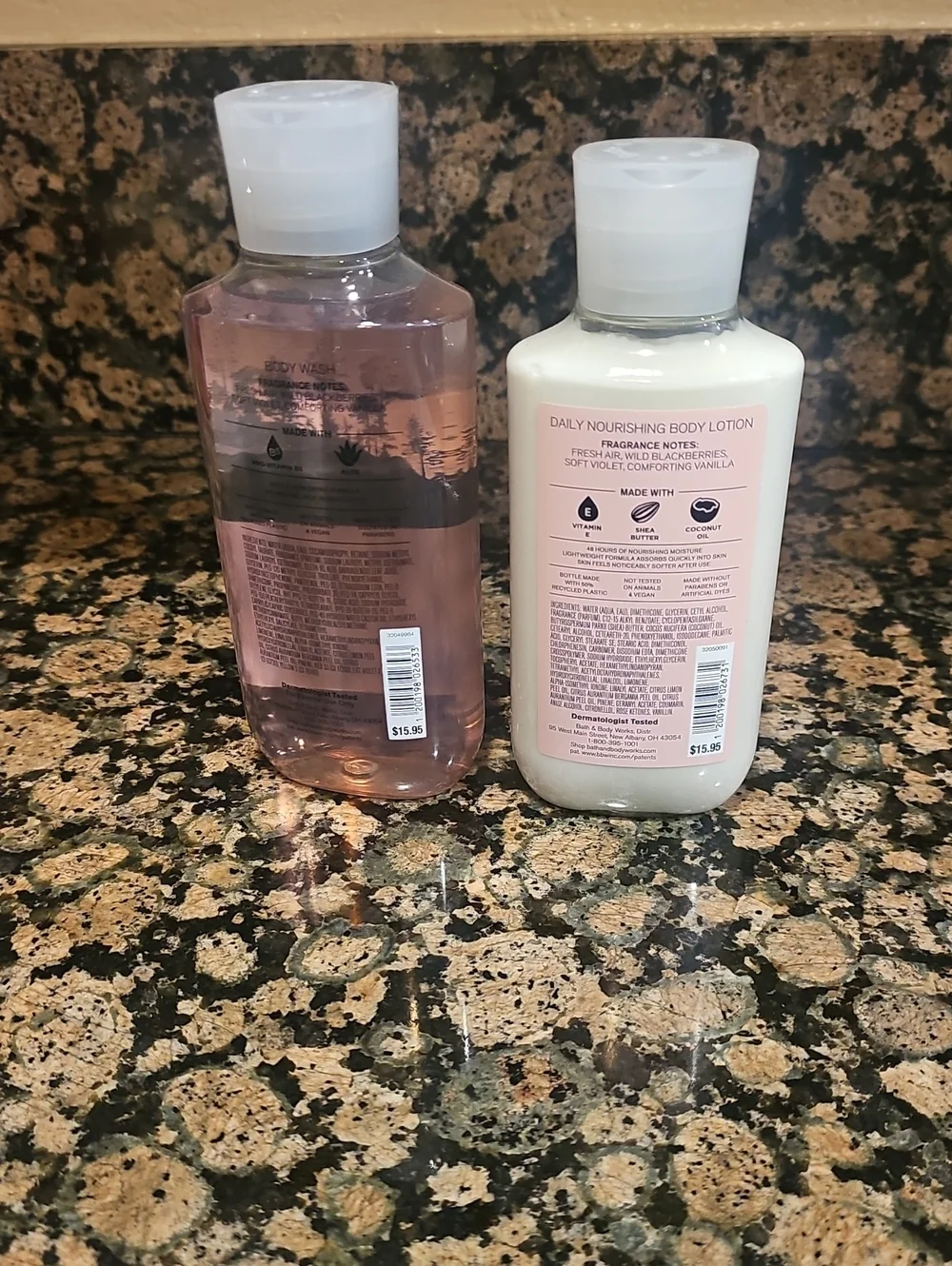 Bath & Body Works Open Sky Body Wash & Lotion